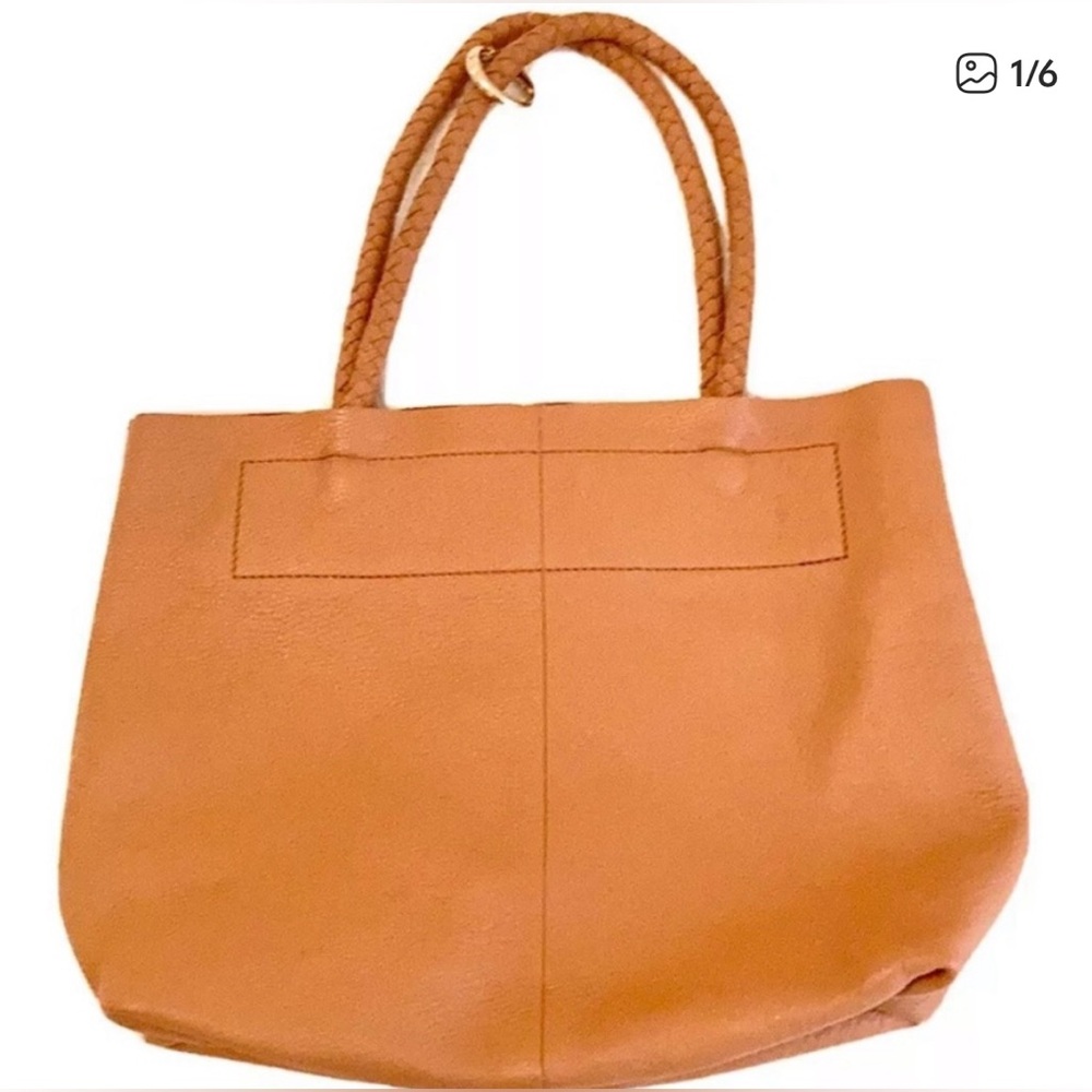 Maje Leather Tote Bag